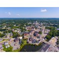 Noah Jigsaw Puzzle Hudson historic commercial buildings aerial view on Main Street in town