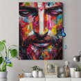 thumbnail image 4 of Abstract Portrait Canvas Wall Art 15.75x11.81 Inches, 4 of 8