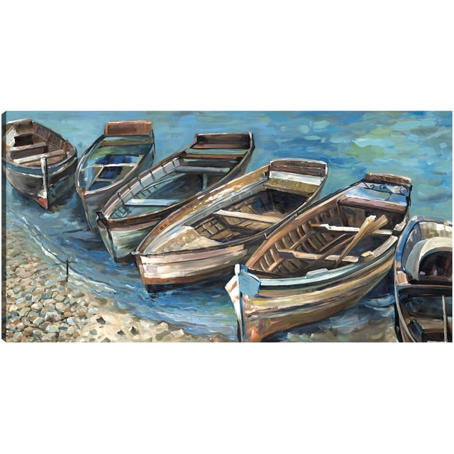 Cuadro Decorativo - Barcos varados II Jr Impresión en canvas, estrechado