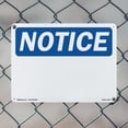 thumbnail image 4 of Blank Write OSHA Notice Aluminum Sign 14 Inch x 10 Inch - 5 Pack, 4 of 8