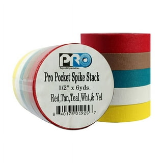 Pro Pocket Spike Stack Dark (5 Colors) 1/2 x 6 Yard Rolls