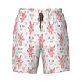 thumbnail image 5 of Rocae Hello Rabbit for Men's Swim Trunks Quick Dry With Two Side Pockets and One Lined Patch PocketX-Large, 5 of 9