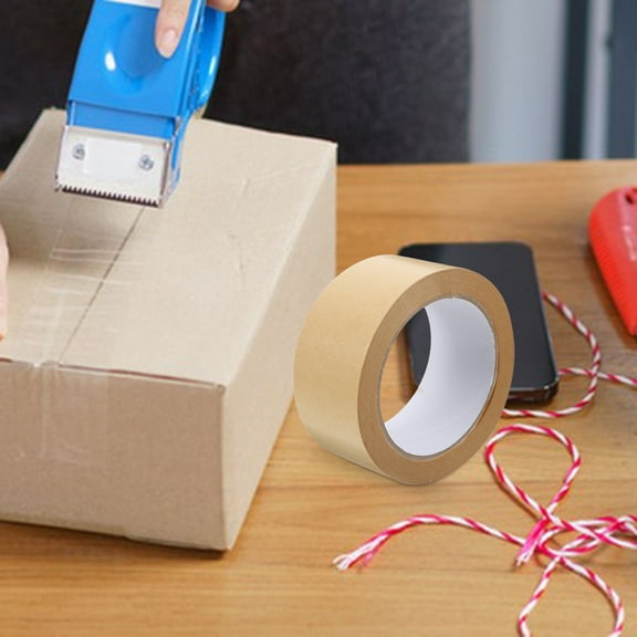 Toyandona Water-Free Orange Kraft Tape for Packaging Binding Splicing Reinforcing