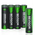 thumbnail image 1 of Pilas recargables Bevigor AA 2800 mAh 1,2 V (paquete de 8), 1 of 7