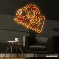 thumbnail image 2 of Glowneon Chameleon Pizza Neon Sign, Pizza Shop Sign, Pizza Wall Decor, 2 of 4