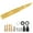 Gold, variant on Black 5.3-Inch Aluminum Bullet Antenna,Suitable for Chevrolet Silverado,Ford,Jeep Cfically for Optimizing FM/AM Reception