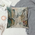 thumbnail image 2 of Orinice Urban Life Graphic Decorative Cushion Throw Pillow Cover for Home Couch, Living Room, Bed, Sofa - Printed on Both Sides - Soft and Durable - 1PC 24x24in, 2 of 5