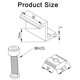 thumbnail image 4 of Pack of 16 Solar Module Brackets, Solar Panel Holder, End Clamp, Adjustable, Fixing Solar Module Holder (35 mm), 4 of 5