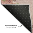 thumbnail image 5 of Addison Rugs Mayfield Premium Machine Washable Traditional Oriental Pink Rectangle Rug, 9' x 12', 5 of 6