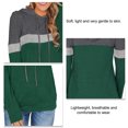 thumbnail image 4 of Sudadera con capucha para mujer, Top informal, sudadera con cordón de 3 colores, fibra de poliéster para otoño, 4 of 5