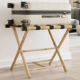 thumbnail image 1 of vidaXL Folding Luggage Rack 62x42x50.5 cm Bamboo, 1 of 5