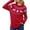 Red, variant on Christmas Sweaters for Women 2025 Long Sleeve Crewneck Festive Fair Isle Xmas Pullover Sweater Jumper Tops