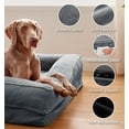 thumbnail image 5 of Made4pets Orthopedic Supportive Foam Dog Sofa Bed with Removable Washable Cover, Gray, 38"x28"x6.5", 5 of 9