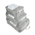 thumbnail image 1 of Bolsas organizadoras de equipaje con compresión, bolsas de almacenamiento para viajes, bolsas organizadoras para maletas Gris, 1 of 6