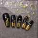 thumbnail image 4 of pegatinas tridimensionales 3D para uñas, láser de viento bronceador, patrón geométrico dorado champán, pegatinas adhesivas traseras 3D para uñas, 4 of 5