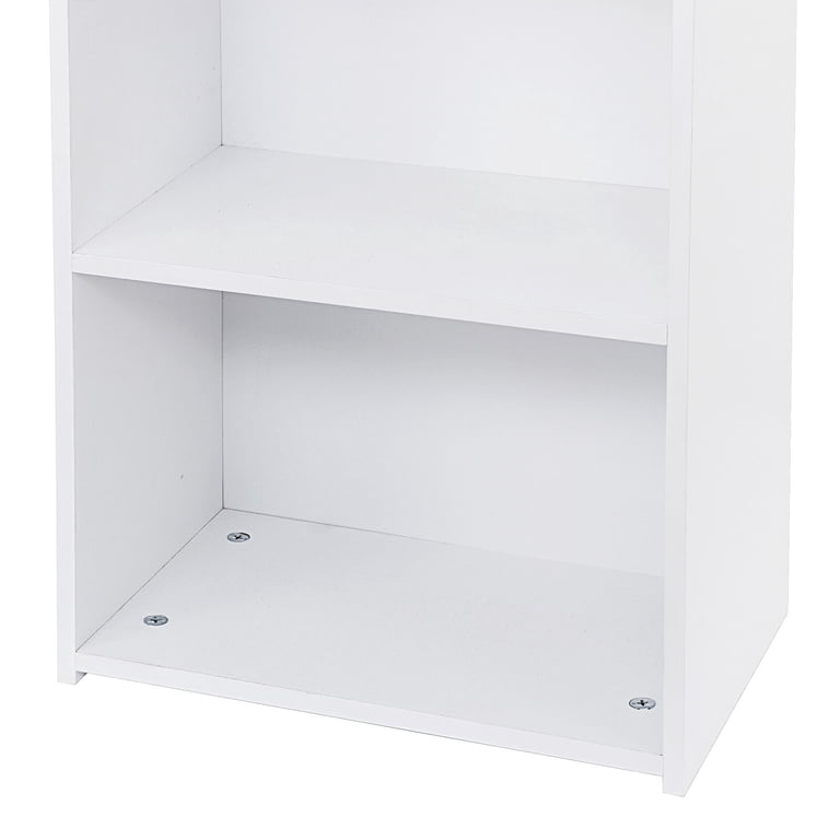 ZENY 5-Tier Bookshelf, Modern White Storage photo 3