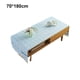 thumbnail image 3 of Mantel de Lino y algodón Bearachild Rectangular Café 70*180 cm Decoración del hogar bordado/azul claro, 3 of 6