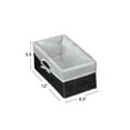 thumbnail image 3 of Household Essentials Wicker Basket Set, 3 Pieces, 1 Large and 2 Small Paper Rope  Baskets for Storage and Organization, 3 of 11