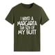 thumbnail image 1 of Camisa holgada, informal, con estampado de letras, lista para la oficina, talla XL, camiseta verde OD transpirable para mujer, 1 of 4