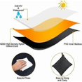 thumbnail image 5 of Round Garden Table Cover 128 X 71CM, Waterproof Garden Furniture Cover, 420D, 5 of 5
