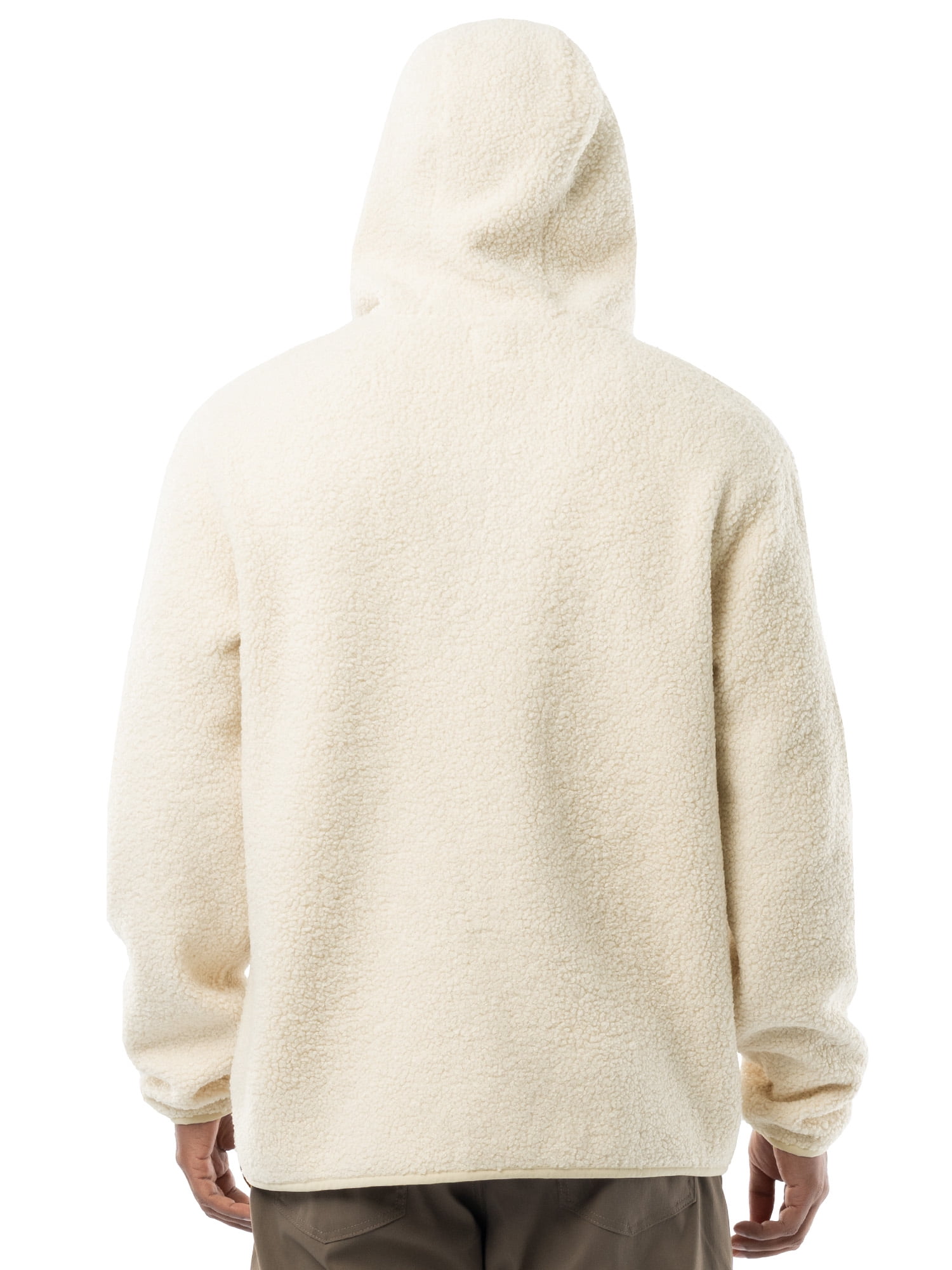 Wrangler Outdoor Men's & Big Men's Full Zip Burly Utility Backpacking Sweater Hoodie, Size S-2XL