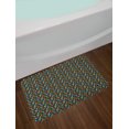 thumbnail image 2 of Garden Art Bath Mat, Colorful Floral Arrangement of Blossoming Petals Traditional Russian Pattern, Plush Bathroom Decor Mat with Non Slip Backing, 29.5" X 17.5", Multicolor, by Ambesonne, 2 of 2