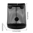 thumbnail image 2 of Magnetic Pencil Holder Sturdy Metal Mesh Pen Cup Portable Large Capacity Magnetic Marker Storage Basket Multifunctional Pencil Storage Organizer for Refrigerator Whiteboard Locker School, 2 of 2