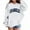 1#White, variant on Byoo Toddler Girl's Los Angeles Printed Hoodie Casual Sports Long Sleeve Hooded Sweatshirt