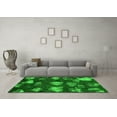 thumbnail image 3 of Ahgly Company Indoor Square Abstract Green Modern Area Rugs, 8' Square, 3 of 4
