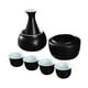 thumbnail image 3 of Juego de sake de cerámica con tetera, vajilla de , cuenco creativo para calentar, bebida tradicional de sake para regalar en una fiesta de té negro, 3 of 8