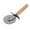 White, variant on Yooshoverk Pizza Cutter with Stainless Steel Nonstick Wheel and Wood Handle - Durable, Easy Clean for Kitchen Slicing, Perfect BBQ Accessories for Home, Restaurants, and Outdoor Parties