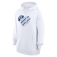 thumbnail image 2 of Women's G-III 4Her by Carl Banks  White Indianapolis Colts Heart Graphic Fleece Pullover Hoodie, 2 of 5