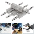 thumbnail image 1 of BESTYASH 6Ud Conector Adaptador 3.5mm Macho Para Micrófono Y Altavoces Con Resistente Y Compatible, 1 of 8