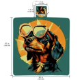 Dog Canvas Beach Blanket Picnic Mat Waterproof Sand Proof Outdoor