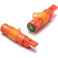 thumbnail image 1 of Dos (2) silbatos de emergencia 5 en 1: brújula de rescate de pedernal con almacenamiento a prueba de agua. TUNC Sencillez, 1 of 5
