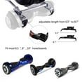 thumbnail image 3 of Hoverboard Go Kart, Hover Cart, Buggy Attachment for 6.5"/8"/10" Hover Boards, Hover Board Accessory to Transform Hover Boards into Go Karts, White, 3 of 11