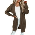 thumbnail image 1 of Women‘s Cardigan Autumn Cardigan Oversized Button V Neck Loose Soft Knit Jacket, 1 of 5