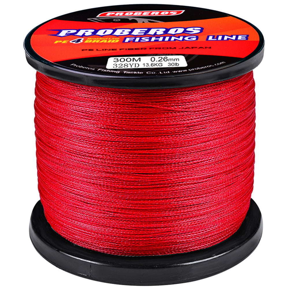 300M 15lb-60lb PE Spectra Braided Fishing Line Super Strong 4 Strands Fish Line 