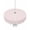Pink, variant on Fsddascl Farmhouse Aqua White Striped Outdoor Tablecloth - 54x54 Inch Square Dining Table Cover, Modern Stripes Waterproof Outdoor Table Cloth with Umbrella Hole & Zipper for Picnic/Patio/Party