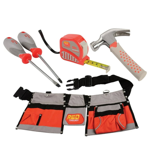 Constructive Playthings CP Toys Adjustable Tool Belt with Multiple