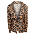 thumbnail image 4 of VEKDONE Women's Long Sleeve Leopard Print Blazer Jacket Clearance Sale Elegant Slim Fit Work Office Outwear with Pocket Business Casual Button Loose Fit Blazer Coat, 4 of 6