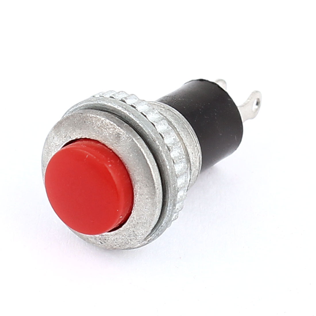 Momentary Push Button Switch SPST D 10mm Black for sale online 
