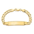 thumbnail image 5 of Auriga Fine Jewelry 14K Yellow Gold Curb Link Id Bracelet 8inch for Women, 5 of 6