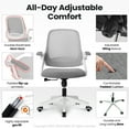 Neo Chair Adjustable Office Chair with Flipup Padded Armrest Ergonomic