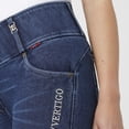 thumbnail image 6 of B Vertigo Dianne Women's Denim High Waist Silicone Full Seat Breeches, 6 of 11