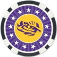 thumbnail image 4 of MasterPieces Casino Style 100 Piece Poker Chip Set - NCAA LSU Tigers, 4 of 6