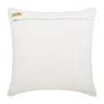 thumbnail image 3 of The HomeCentric Cushion Cover For Sofa White Pillow Cover Leaf Felt Applique Tropical Theme Pillow Cover Pack of 2 20x20 inch (50x50 cm) Pillow Cover Floral Square Faux Suede Easter - Winter Leaves, 3 of 3