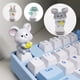 thumbnail image 4 of Kearding Cubierta de teclado mecánico personalizada a prueba de agua, teclas bonitas, tapas de teclas, accesorios de teclado de plástico Juegos de teclado y mouse para computadora Conejo, 4 of 6