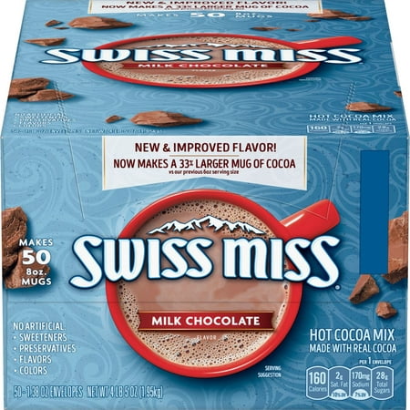 Product of Swiss Miss Milk Chocolate Hot Cocoa Mix, 50 pk./1.38 oz. [Biz (Best Swiss Chocolate Brands)