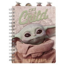Star Wars The Mandalorian Baby Yoda - Spiral Journal Notebook with Bookmarks - 96 Pages